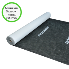 Мембрана супердифузійна 1,5х50 105 г/м2 чорна Shadow 