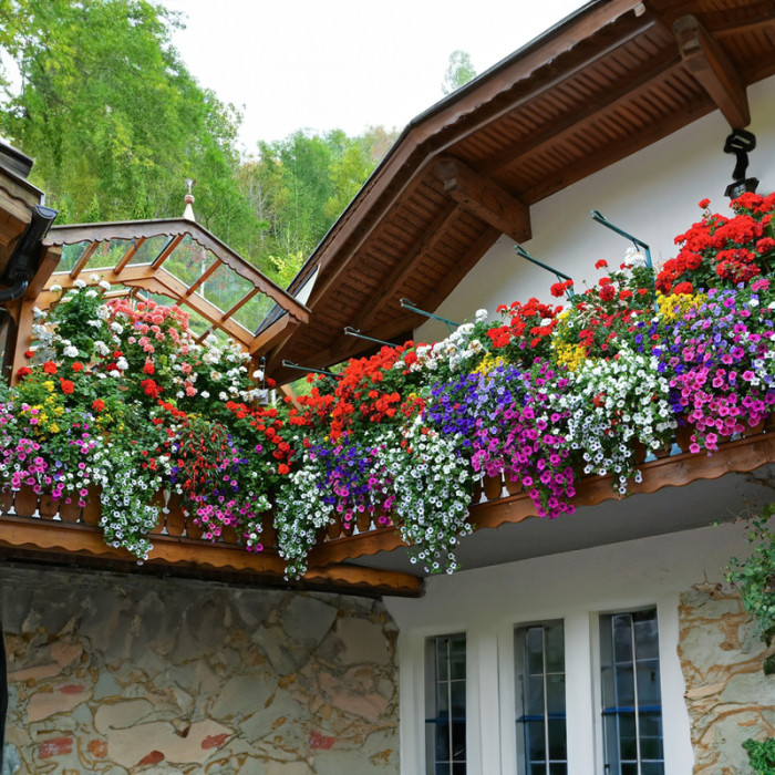 Суміш насіння квітів «Квітучий балкон» 1 г